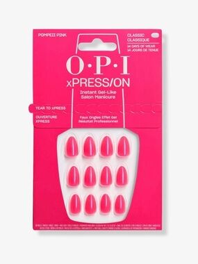 OPI xPRESS/ON Press on Nails Spring Collection in Pompeii Pink